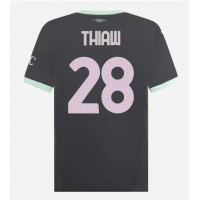 AC Milan Malick Thiaw #28 Fotballklær Tredjedrakt 2024-25 Kortermet